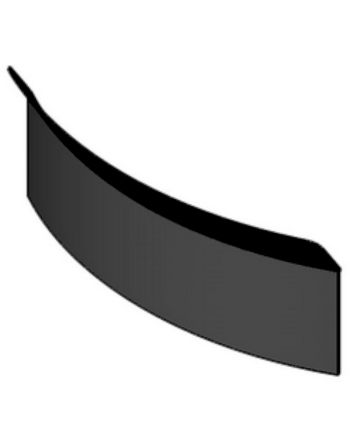 TermaTech | Glutfang für Kaminofen TT20 | schwarz