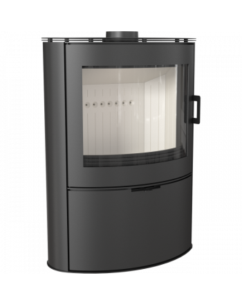 Kratki Kaminofen Koza AB S/2 | gebogene Scheibe | 10 kW | KOZA/AB/S/2 ➔ www.klimaworld.com