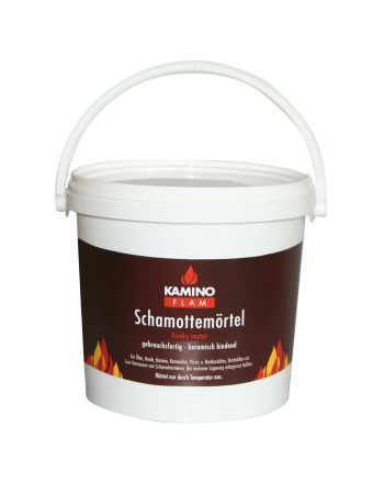 Schamottemörtel Schamottekleber 3 kg Eimer Kamino-Flam
