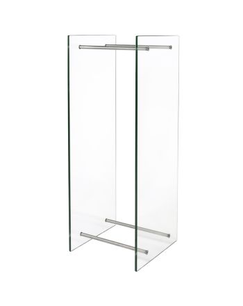 TermaTech | Brennholz-Regal Woodstock Rack 900 | Glas | klimaworld.com