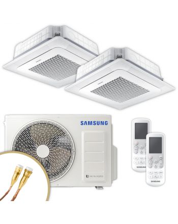 SAMSUNG | Mini-Kassetten-Set Wind-Free | 2,6 kW + 2,6 kW | Quick-Connect