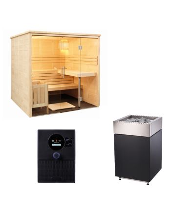 Sentiotec Alaska View Sauna Set | Klimaworld.cpm