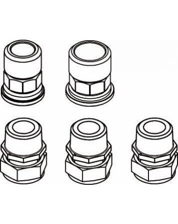 Set Anschlussnippel, für Direktanschluss 1HK ohne Anschlussset