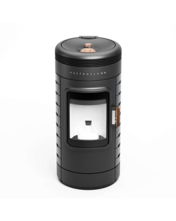 Austroflamm Pelletkamin ELLLA mit Keramikverkleidung in anthrazit | klimaworld.com