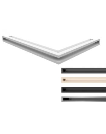 Kratki Eckluftleiste, Luftleiste 45S, 5 Farben | 766x547 Winkel x 60mm