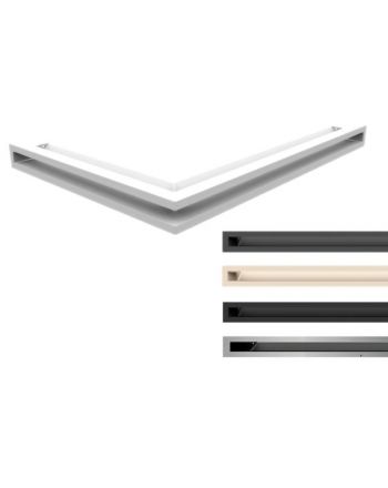 Kratki Eckluftleiste, Luftleiste 45S, 5 Farben | 547x766 Winkel x 60mm