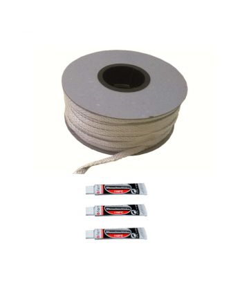 Fermit | Glasfaserband inkl. Kleber | weiß | 5 Meter