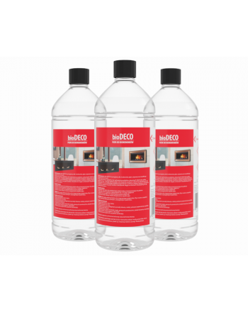 Kratki Bioethanol neutral | 3x1 Liter | BIO-DECO