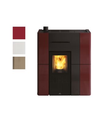 Edilkamin Pelletofen wasserführend Keramik Blade2 H Up