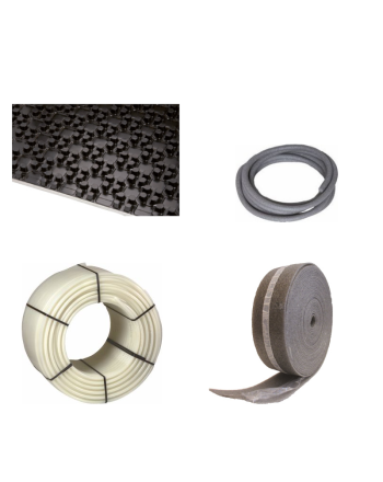 BUDERUS | Fußbodenheizung Noppensystem 30-2 mm | PE-RT | 160,8 m² | www.klimaworld.com