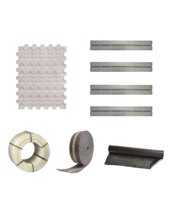 BUDERUS | Fußbodenheizung Trockenbausystem | 12,5 VA | 155,25 m² | www.klimaworld.com