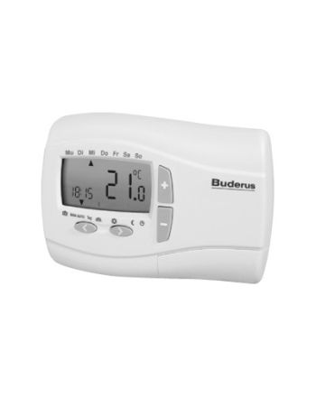 BUDERUS | Logafloor Uhrenraumthermostat | kabelgebunden | LCD-Anzeige ➔ www.klimaworld.com