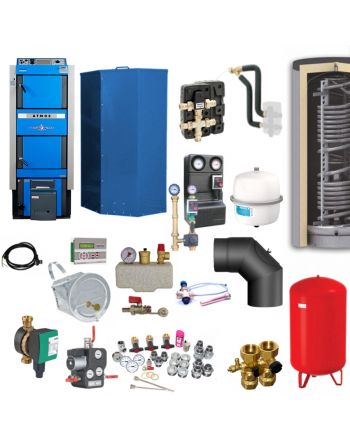 Atmos DC25GSP Kombi-Pelletkessel/Holzvergaser 25kW Komplettset 5 