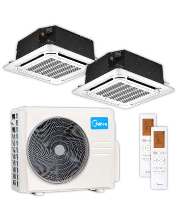 MIDEA | Deckenkassetten-Set Multisplit | 2,6 kW + 2,6 kW 