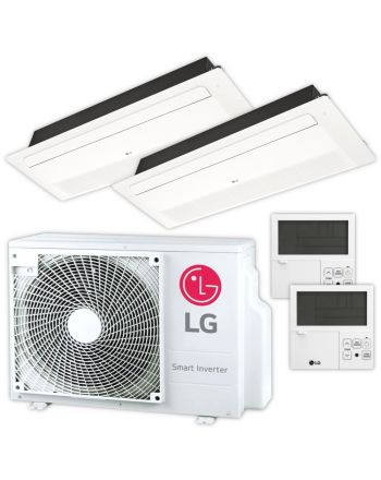 LG | Deckenkassetten-Set Multisplit | 2,6 kW + 3,5 kW