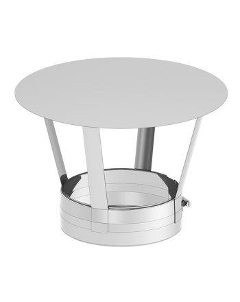 Regenhaube-Schornsteinkopf Edelstahl für Schornsteinsysteme Jeremias 