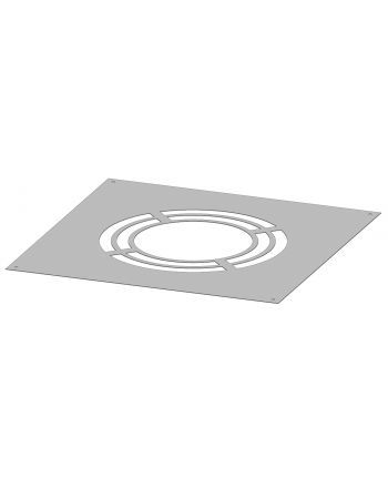 Deckenblende 0° einteilig für Hinterlüftung