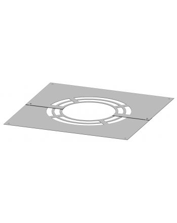 Deckenblende 0° zweiteilig für Hinterlüftung