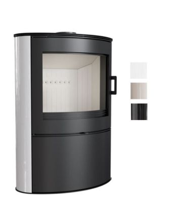 Kratki Kaminofen Koza AB S/2/KAFEL | mit Keramik | Farbwahl | 10 kW ➔ www.klimaworld.com