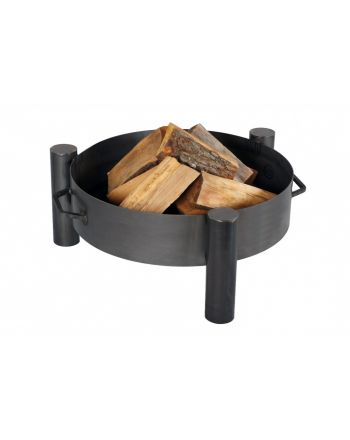 Gardener runde, stabile Feuerschale mit Griffen | Ø70cm x H 30cm | Klimaworld.com