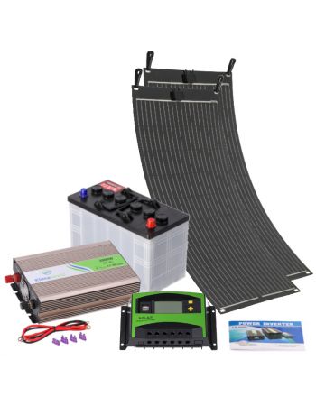 Solar Inselanlage | flexibles Set 1000W |  Klimaworld