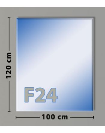 Rechteck F24 Funkenschutzplatte aus Sicherheitsglas