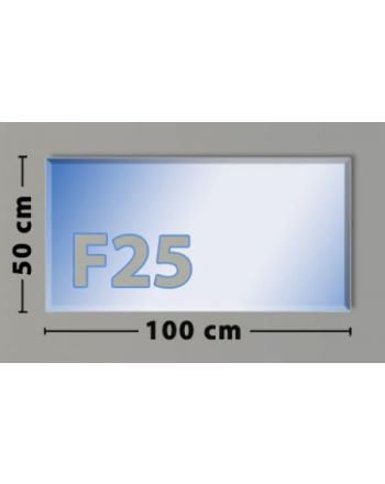 Rechteck F25 Funkenschutzplatte aus Sicherheitsglas