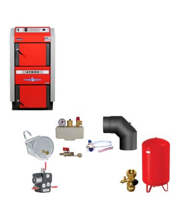 ATMOS GS25 Scheitholzvergaser Holzvergaserkessel | Komplettset 1 