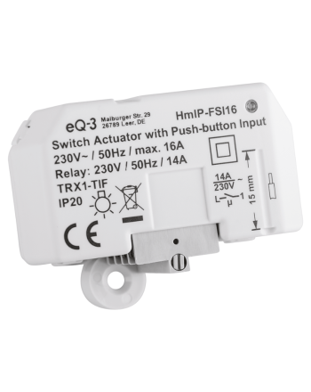 Homematic IP Schaltaktor Unterputz - 16 A | eQ-3 | HmIP-FSI16  ➔ www.klimaworld.com