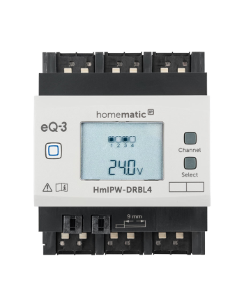 Homematic IP Wired Jalousieaktor - 4-fach | eQ-3 | HmIPW-DRBL4  ➔ www.klimaworld.com