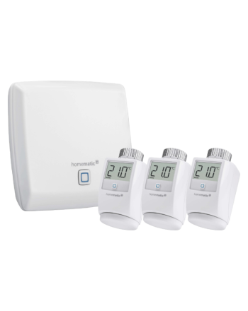 Homematic IP Set Heizen | Basic | 1 x Access Point + 3 x Heizkörperthermostat | www.klimaworld.com