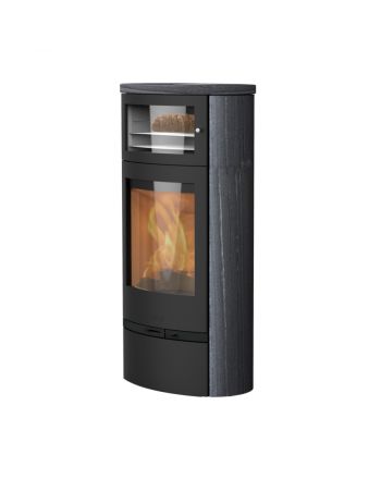 Lotus Kaminofen Jubilee 35 mit Warmhaltefach