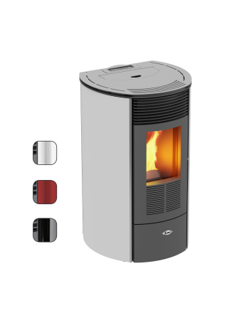 KALOR Pelletofen Redonda Glas Mod 10 Farbwahl | klimaworld.com