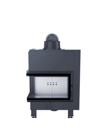 ThermoFlux Kamineinsatz TFD7-KEL | Eckscheibe links | Klapptür | 10 kW  ➔ www.klimaworld.com