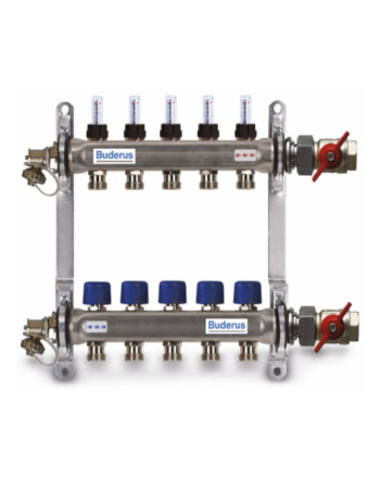 BUDERUS | Logafloor Heizkreisverteiler HVE-FD AK | 2 - 16 Kreise  ➔ www.klimaworld.com