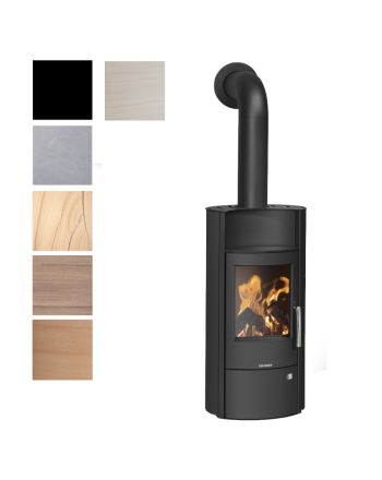Oranier Kaminofen Pori 5 Stahl Schwarz, Farbwahl | klimaworld.com