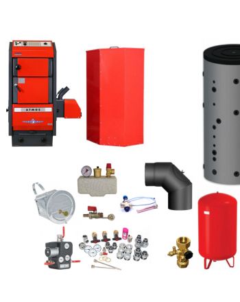 Atmos P50 Pelletkessel Holznotbetrieb | Komplettset 2