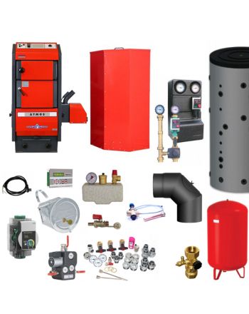 Atmos P50 Pelletkessel Holznotbetrieb | Komplettset 3