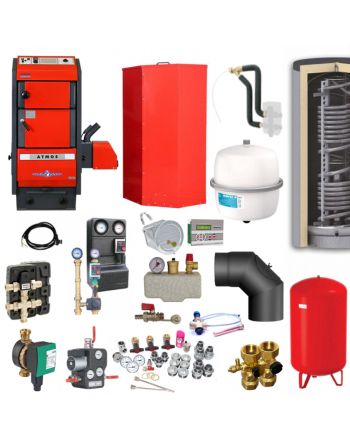 Atmos P50 Pelletkessel Holznotbetrieb | Komplettset 5