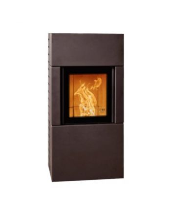 Austroflamm | Pelletofen Percy | mit Wlan und Fernbedienung | 8,0 kW | Stahl gußgrau