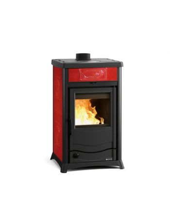 La Nordica wasserführender Kaminofen TermoRossella Plus Evo DSA 4.0 | 11,1 kW | bordeaux