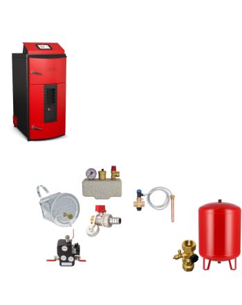 Holzvergaserkessel Attack SLX 50 Lambda | 50 kW | Komplettset 1