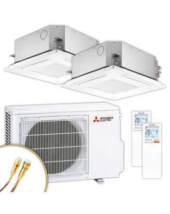 MITSUBISHI | Klima-Set MXZ/SLZ-M | 1,5 kW + 3,5 kW | Quick-Connect