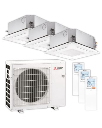 MITSUBISHI | Klima-Set MXZ/SLZ-M | 2× 2,5 kW + 3,5 kW