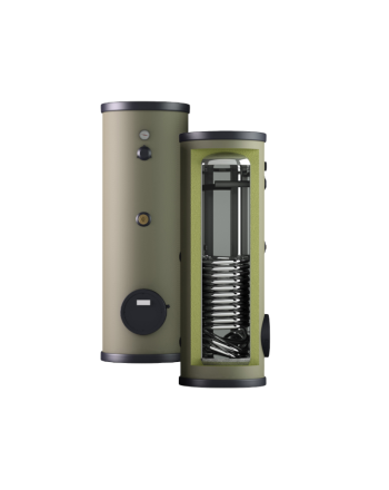 ThermoFlux Warmwasserspeicher TES-1WT 120 | Edelstahl | 1 WT ➔ www.klimaworld.com