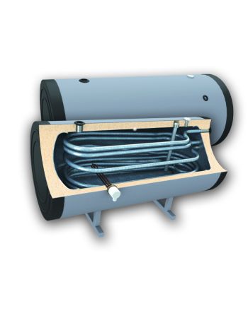 ThermoFlux Brauchwasserspeicher THBWS-RE 300 horizontal  | 2 WT ➔ www.klimaworld.com