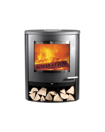 TermaTech | Kaminofen | TT22R | 7,5 kW | abgerundete Seiten | schwarz