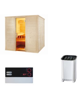 Sentiotec Sauna Komplettset Wellfun Large | Klimaworld