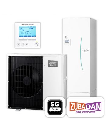 MITSUBISHI | Ecodan Wärmepumpen-Set 5.22 | Zubadan Inverter | 8,0 kW