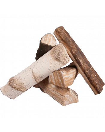 Kratki Keramikholz Mix - Holzscheit Keramik | 5tlg. | AF-DC/MIX 